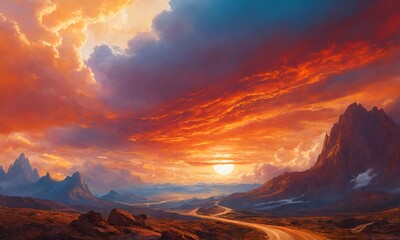 Fototapeta premium 夕焼け