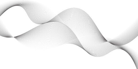 Abstract vector background with black wavy lines. EPS10