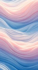 Frozen Ocean Currents - Abstract Rippled Wallpaper in Pastel Colors