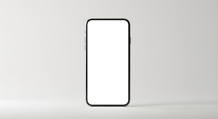 mobile phone with blank screen