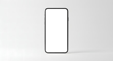 mobile phone with blank screen