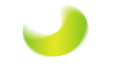 Abstract Swirl Gradient Grain texture Energy Flow Icon in Green and Yellow