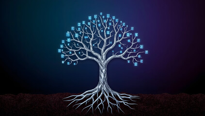 Digital Information Tree, Knowledge Growth, Data Connection