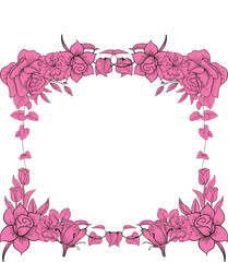 Make a Professional Flower Illustration Vector Clipart