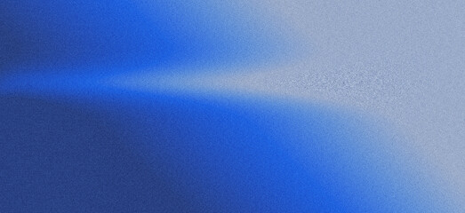 Abstract background with blue and white gradient and grainy texture design