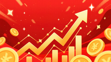 red arrow background