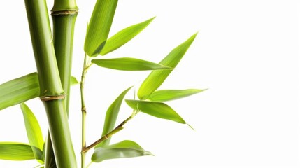 Close-Up of Bamboo in Grove: Unmanned Outdoor Scene with Sunlight, Zen Vibe for Spring/Summer Wallpaper