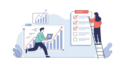 Analyzing business growth strategies and implementing effective project management techniques for success