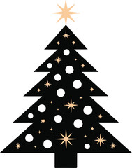 Christmas tree icon symbol vector