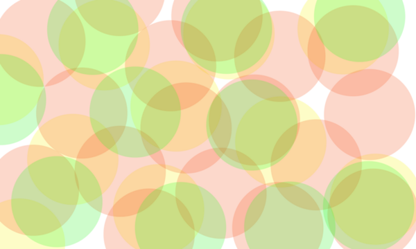 Soft pastel circles overlapping creating a gentle, modern, and playful abstract background perfect for design