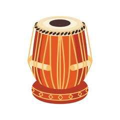 Indian tabla drum traditional percussion instrument music classical performance vector