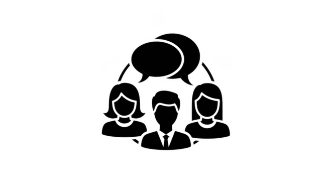 vector silhouette of a woman