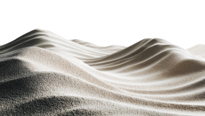 Soft, undulating sand dunes, smooth texture, light beige tones