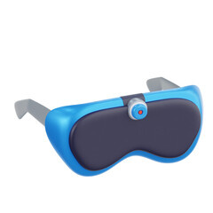 Smart Glasses 3D Icon