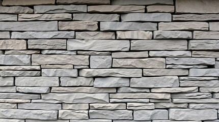 Fototapeta premium Background of stone brick wall texture. Natural stone wall texture for design.