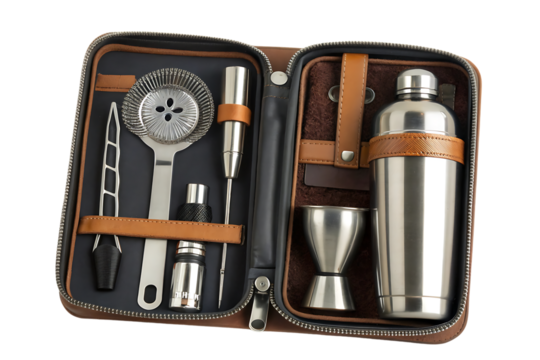 Bar Tools Complete Set isolated on transparent background