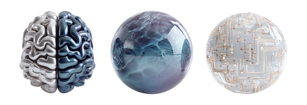 Creative 3D Renderings of Unique Spheres with Distinct Textures