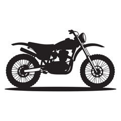 Fototapeta premium Classic Vintage Motorcycle Vector Illustration