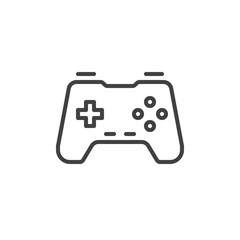 Game controller line icon