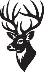 Naklejka premium Minimalist black and white logo design silhouette