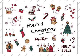 クリスマスアナログ素材集