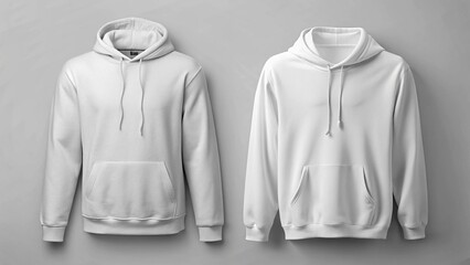 A clean white cotton T-shirt hangs on a hanger against a black background, a simple clothing object