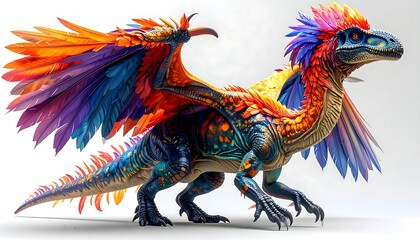 Colorful mythical creature