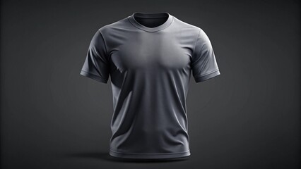 Blank white and black cotton t-shirts, essential casual fashion wear, are shown from the front