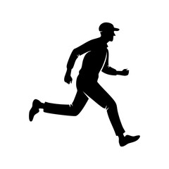 Fototapeta premium Man Running Fast