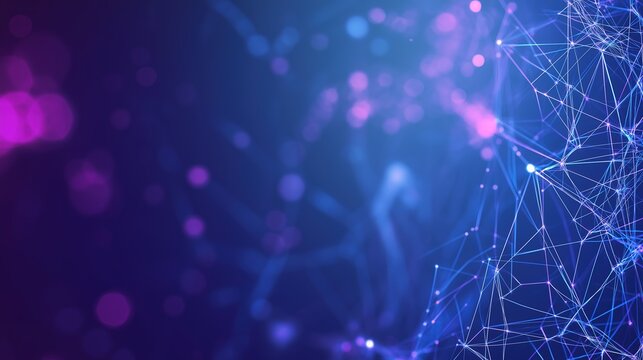 conceptual. Abstract data visualization as a colorful particle cloud, representing modern tech concepts. product launch decks.