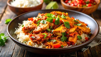 Aromatic Chicken Curry over Rice