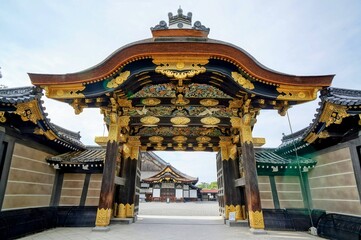 京都、二条城の風景