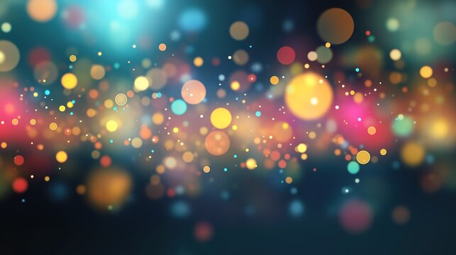 conceptual. Abstract data visualization as a colorful particle cloud, representing modern tech concepts. product launch decks.