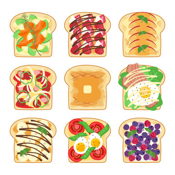 Colorful Toast Collection