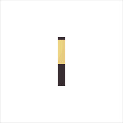 Bollard Lamp Vector Flat Illustration