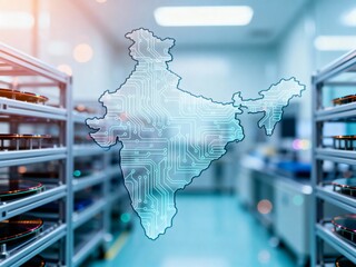 Make in India concept for high-tech electronics and microchip production hub
