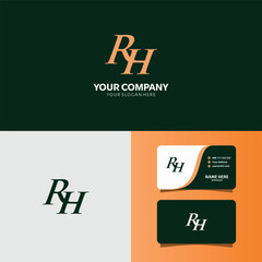 Modern corporate branding with elegant initials, perfect for business cards and company logos
