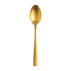 Elegant matte gold spoon for dining