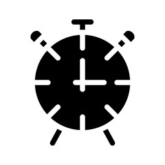 clock glyph icon