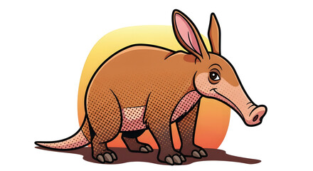 illustration of a armadillo