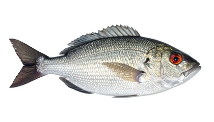 Fototapeta premium Single fish profile view