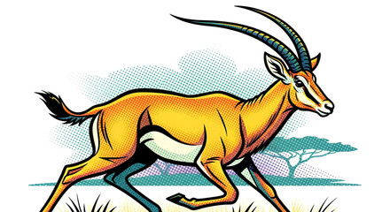 Obraz premium antelope in the wild