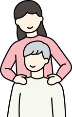 어깨주무르기
