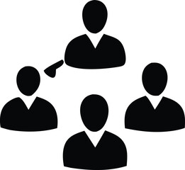 Teamwork hierarchy organization chart concept diverse professionals connected in business structure management structure