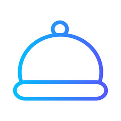 serving gradient icon