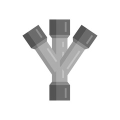 Connection branch pipe for engineering and construction use