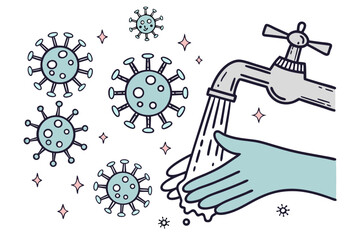 Obraz premium hand drawn vector illustration of christmas tree