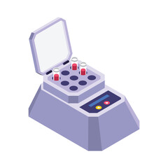 Chemical Testing isometric vector illustration.