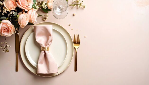 Elegant Retirement Celebration Table Setting with Floral Accents