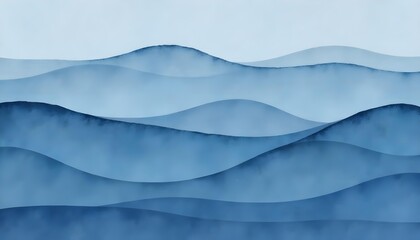 abstract blue background with waves